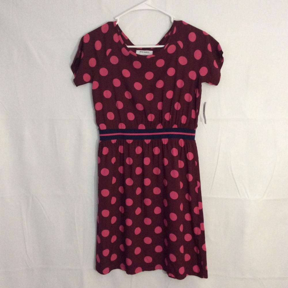 Girls Easter Summer Dress with Polkadots 12 NWT